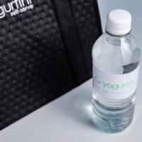 Yogurtini Water Bottled · Premium Drinking Water by Sedona Bottling Co.
