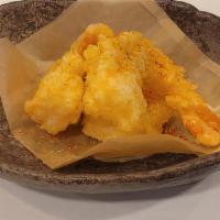 Tempura Shrimp · tempura battered fried shrimps (3) with matcha sea salt