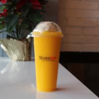 Mango Ice Blended With Ice Cream · Non-caffeinated.This drink comes with Ice Cream included. Any toppings selection will be add...
