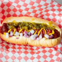 Coney Island Dog · Chili, Cheese & Onion.