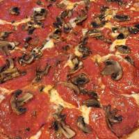 Any 2 Topping Pizza · Pepperoni Mushroom