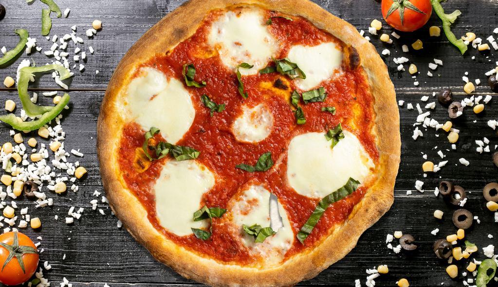 My Margherita Pizza · Our famous house made dough topped with red sauce, and fresh mozzarella