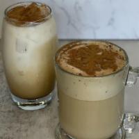 Salted Snickerdoodle Latte · A take on the classic snickerdoodle cookie, but lovely cinnamon and espresso topped with sal...