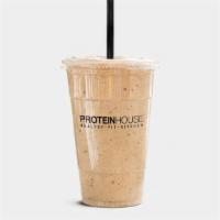 Chocolate Pb Crush · Almond Milk, Chocolate Whey, Banana, Peanut Butter and Non-Fat Yogurt. Sub Vegan Protein for...