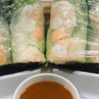 Fresh Roll  · A combination of fresh veggies, rolled in a rice wrapper served with peanut sauce tofu, rice...