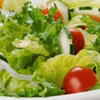 Salad · With home made dressing.
