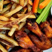 Super Bowl Sunday Wing And Fries Special · 24 piece wings and 2 Large Fries. Ok to Mix and Match Flavors. Buffalo, Lemon Pepper and BBQ...