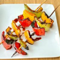 Bell Peppers · 2 skewers per order, grilled and brushed with house sauce (GF)