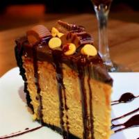 Peanut Butter Pie · House made peanut butter mousse in an Oreo cookie crust, topped with a layer of chocolate & ...
