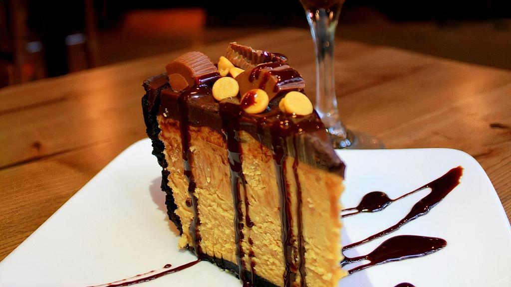 Peanut Butter Pie · House made peanut butter mousse in an Oreo cookie crust, topped with a layer of chocolate & peanut butter cups