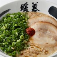 Negi-Goma Ramen
 · Negi-goma Ramen made with white sesame oil and sesame seeds topped with 2 slices of pork and...