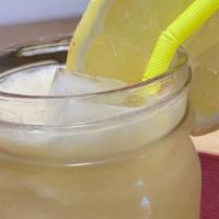 Ginger Pineapple · Fresh ginger juice made with pineapple, lemon, sugar, and nutmeg.