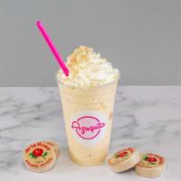 Mazapan Milkshake · Milkshake with vanilla base and peanut candy topped with whipped cream