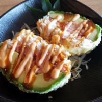 Monkey Brain · Avocado, spicy tuna, crab meat, deep-fried. 
 Consuming raw or under cooked meats, poultry, ...