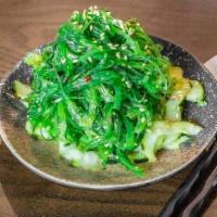 Seaweed Salad · Seaweed Salad topped with sesame seeds