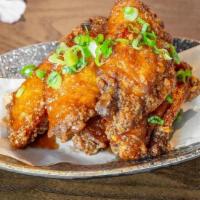 Chicken Wings · Juicy wings glazed in traditional Japanese sauce