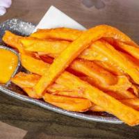 Sweet Potato Fries · Fresh locally harvested sweet potatoes