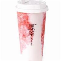 Strawberry Tea · Ice blended with fresh strawberry and Green tea with sweet & salty cheese foam available.