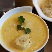 Malai Kofta · Minced mixed vegetables, Indian cottage cheese, cashew nuts and raisins.