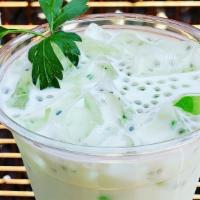 Creamy Soday · A very refreshing drink - Soda, Basil Seeds & Milk.