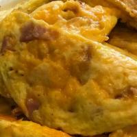 Byo (Build Your Own) Omelette · Build Your Own omelette with 4 ingredients - Choose from:  Cheddar, bell pepper, onion, mush...