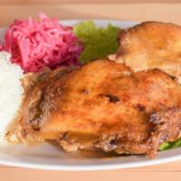Carne & Rice · Choose one of the following: roasted pork, fire-grilled chicken breast, grilled smokin’ thig...