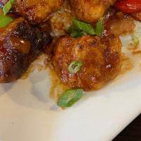 Sweet & Sour Cauliflower · Our signature sweet & sour sauce, cauliflower, bell pepper, onion, pineapple and green onion...