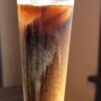 Iced Coffee · Cool, sweetened Valhalla coffee blended with coconut milk.