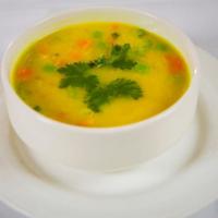 Mulligatawny Soup · Thick curry-flavored lentil soup.