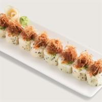 Spicy Tuna Roll · Marinated ahi tuna, cucumber, mango, avocado, spicy mayo.