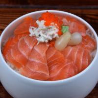 Mermaid Bowl / Salmon  · Salmon, Tamago, Masago, Pickled Ginger, Rakkyo , Lemon