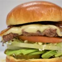 California Burger   
 · 1/3LB ANGUS CHUCK GROUND BEEF PATTIES - SERVED ON GRILLED BRIOCHE BUN, FRESH AVOCADO,BACON, ...