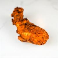 Jumbo Chicken Tender · 1 of our famous jumbo, buttermilk herb marinated, double hand-breaded chicken tenders