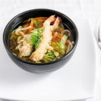 Tempura Udon (Noodle Soup) · 