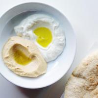 Kid'S Shalom Plate · labneh. hummus. pita