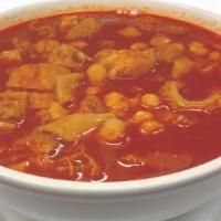 Menudo · A traditional Mexican soup made with tripe.