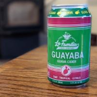 La Familia Guayaba Cider · 12oz Guava cider locally made in Oregon.