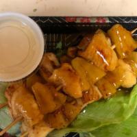 Yakitori(3) · chicken skewer with teriyaki sauce