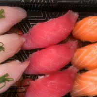 9Pcs, Nighiri Sushi · tuna, salmon, yellowtail
