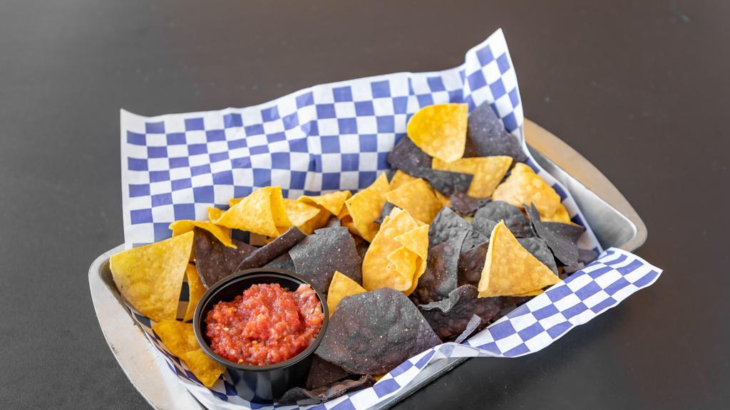 Chips & Salsa · Tortilla chips with house made salsa.