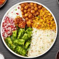 Saag Paneer Bowl · The memory of the flavor will be near to your heart for life: Saag paneer served with Basmat...