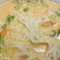 Tum Ka Noodles Soup · Gluten free, spicy. Rice noodles in Thai coconut hot and sour soup with lemongrass, galanga,...