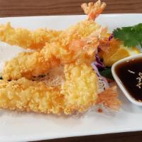 Shrimp Tempura · Deep-fried tempura with sweet chili sauce.