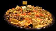 Nachos Supremo · Snappy. Tortilla chips covered with refried beans, ground beef, shredded cheese, jalapenos, ...