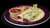 Rio Grande Enchiladas · Snappy. Soft flour tortillas filled with our famous carne adobada or spicy chile verde and t...
