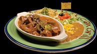 Chile Colorado · Fiery. Chunks of beef simmered in your spicy red chile sauce with diced onions and jalapenos...