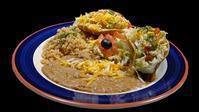 Taco Plate · Two tacos, with your choice of machaca beef or chicken guisado or one of each. Served with r...