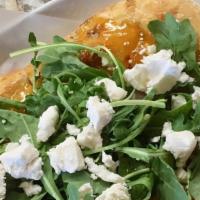 Apricot Family · apricot jam. bacon. Laura Chenel goat cheese. pine nuts. arugula.