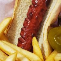 Hot Dog · All beef jumbo hot dog.