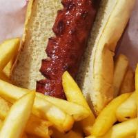 Kids' Hot Dog · All beef jumbo hot dog.